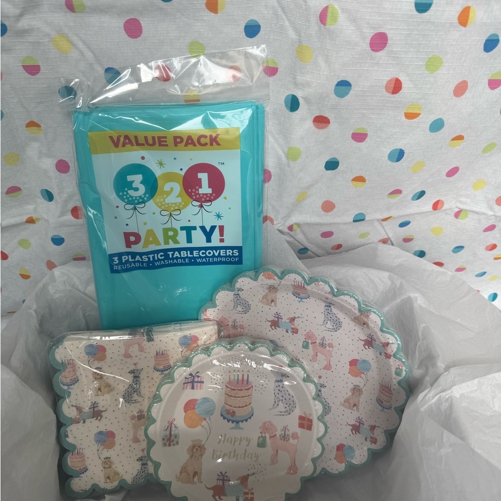 Plastic Tablecovers - Blue